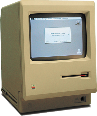 Photo of the Apple Macintosh.