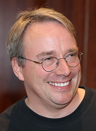 Photo of Linus Torvalds.