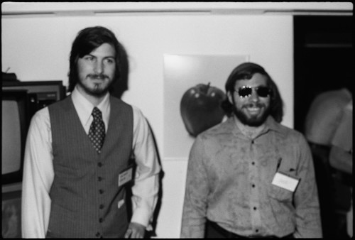Photo of Steve Wozniak en Steve Jobs.