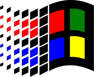 Windows 3.1 logo.