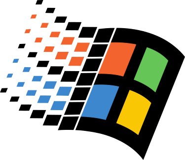Windows 95 logo.